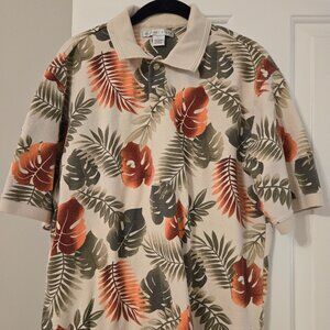 Mens Geoffrey Beene Size Large Short Sleeve Polo